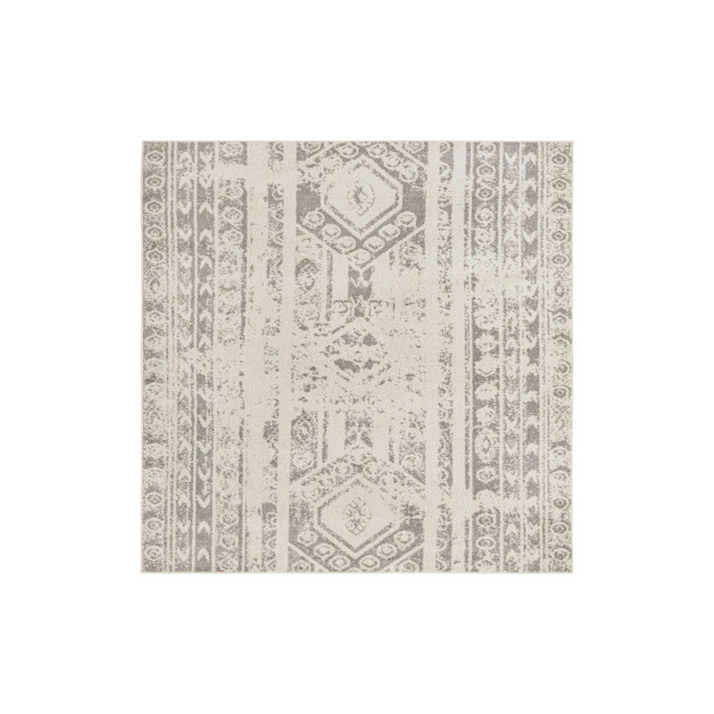 Geometric Indoor Rug, Rectangle 6' x 9'
