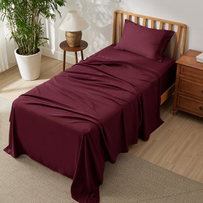 Ensemble de draps à bonnet profond - s'adapte aux matelas jusqu'à 21 pouces d'épaisseur - ensemble de draps GentleSoft, évacuation de l'humidité, draps et taies d'oreiller doux et rafraîchissants, ajustement facile et sécuritaire