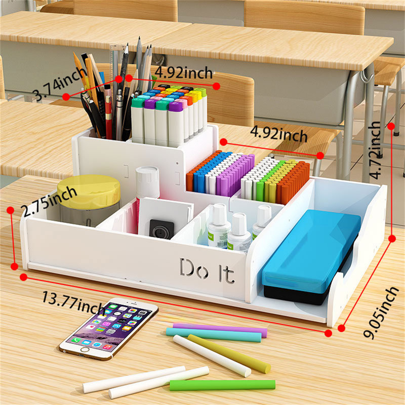 Organisateur de bureau en plastique Daraly