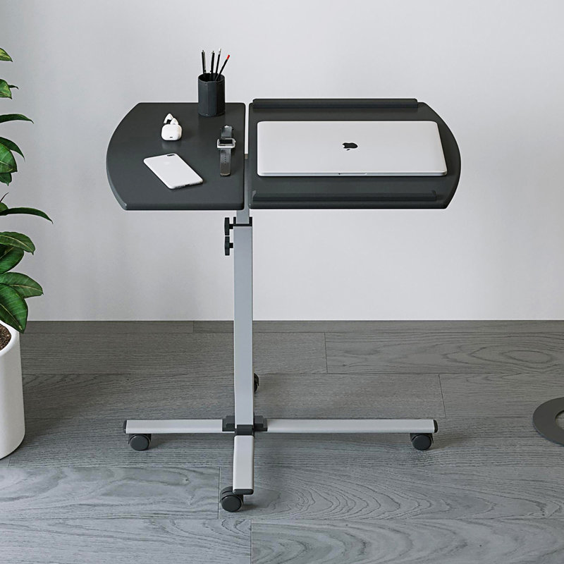 Chariot réglable pour ordinateur portable, gris