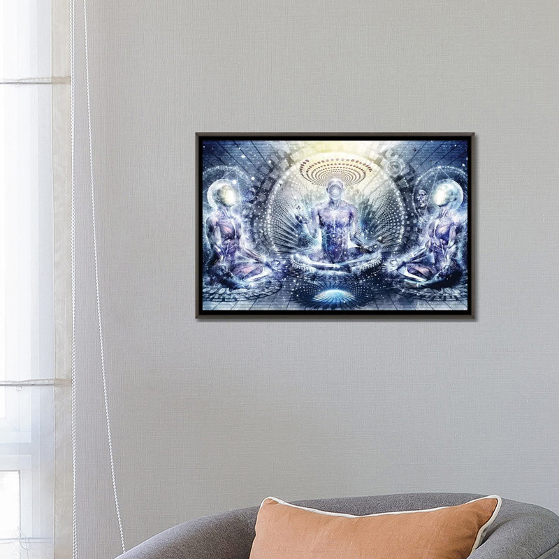 « Awake was so beautiful » par Cameron Gray-impression d’art graphique, H 18 po x l 26 po x P 1,5 po, Pas de tapis