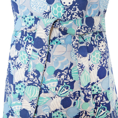 Christmas Floral Cotton Bib Apron