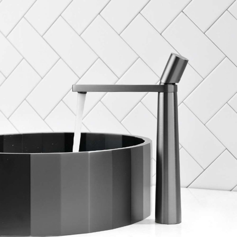 Robinet de meuble-lavabo Sandwell, Gris
