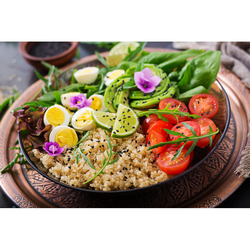 Healthy Salad by Elena_Danileiko - Wrapped Canvas Print, 30cm H x 46cm W