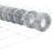 Williston Forge Silver Galvanised Steel Line Post