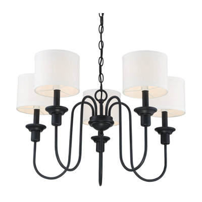 5 - Light Metal Dimmable Chandelier