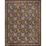 Antique Wool Blue Flat Weave Rug