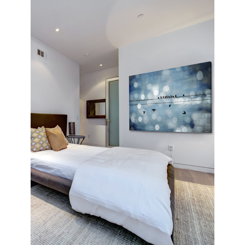 Reproduction de photo sur toile, "suspens 2" par parvez taj, H 12 po x l 18 po x P 1,5 po, Toile tendue