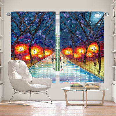 Jenavieve Room Darkening Curtain Pair