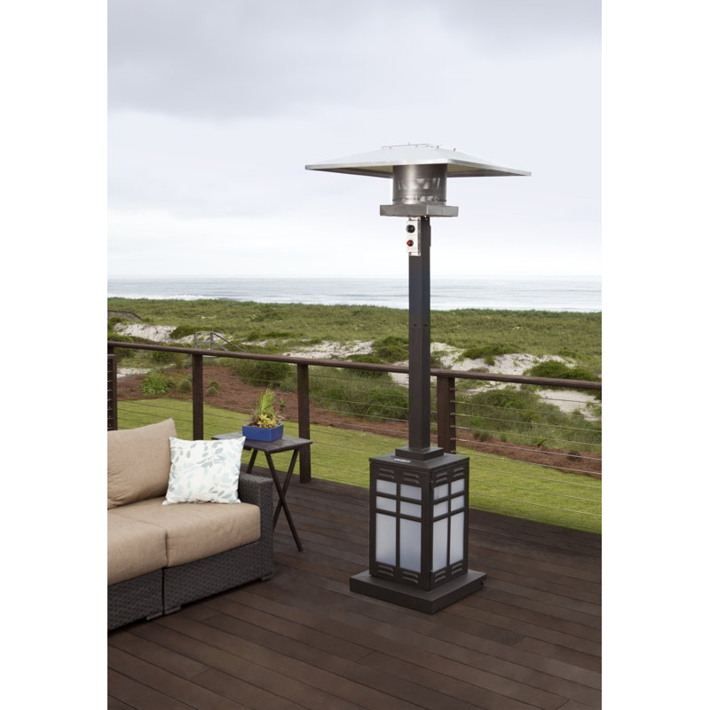 Chauffe-terrasse carré au propane 46 000 BTU