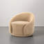 Fauteuil demi-tonneau pivotant rembourré Aunna-198877772