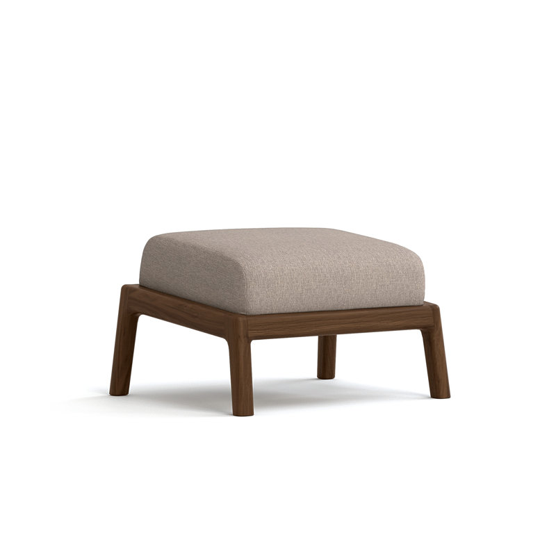 Whitney Lounge Seating Ottoman, Hemp