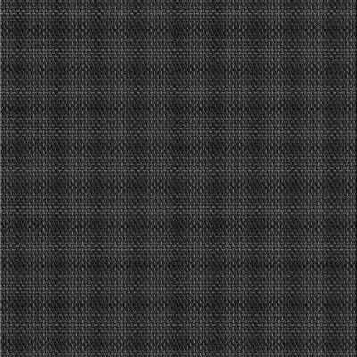 Tapis noir en laine à carreaux Plaid
