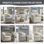 Fauteuil demi-tonneau pivotant à 360 ° avec garniture cloutée Tyler-496625201