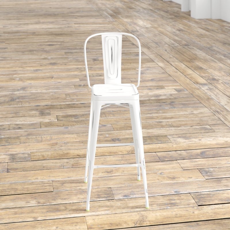 Tabouret de bar Modway Promenade, Blanc, Tabouret de bar (siège d'une hauteur de 29,5 po)
