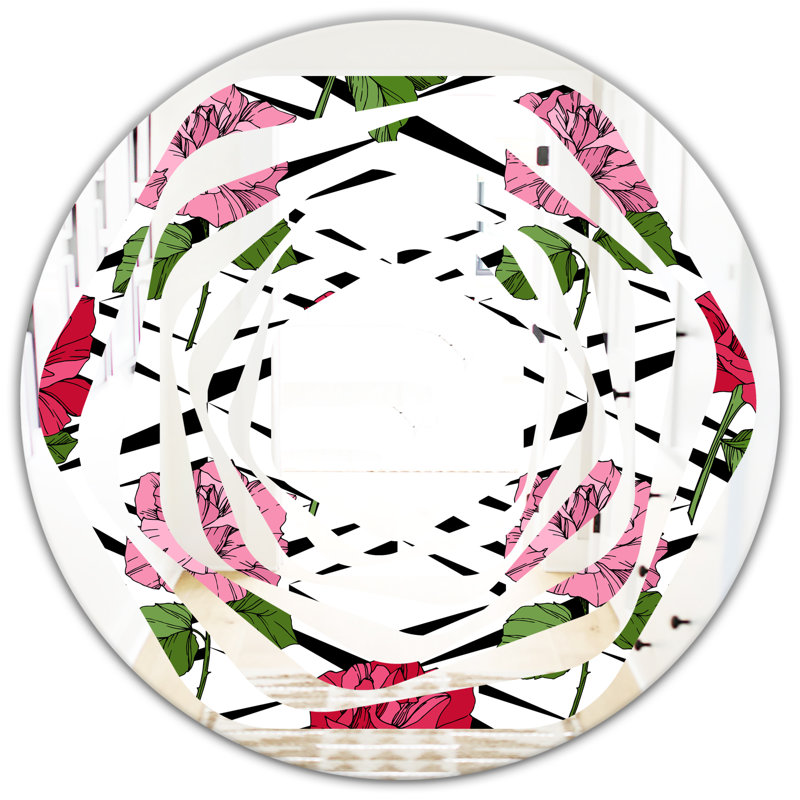 Miroir mural Whirl Coastal, H 31,5 po x l po