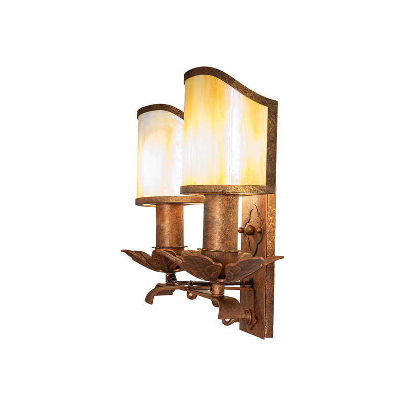 14" Wide Church 2 Light Wall Sconce
