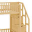 Bunk Bed On Floor With Stairs Storage-427809880