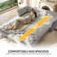 Canapé-lit convertible en velours 74,4 po pour grand lit, canapé convertible pour salon-2034813348-2034813349
