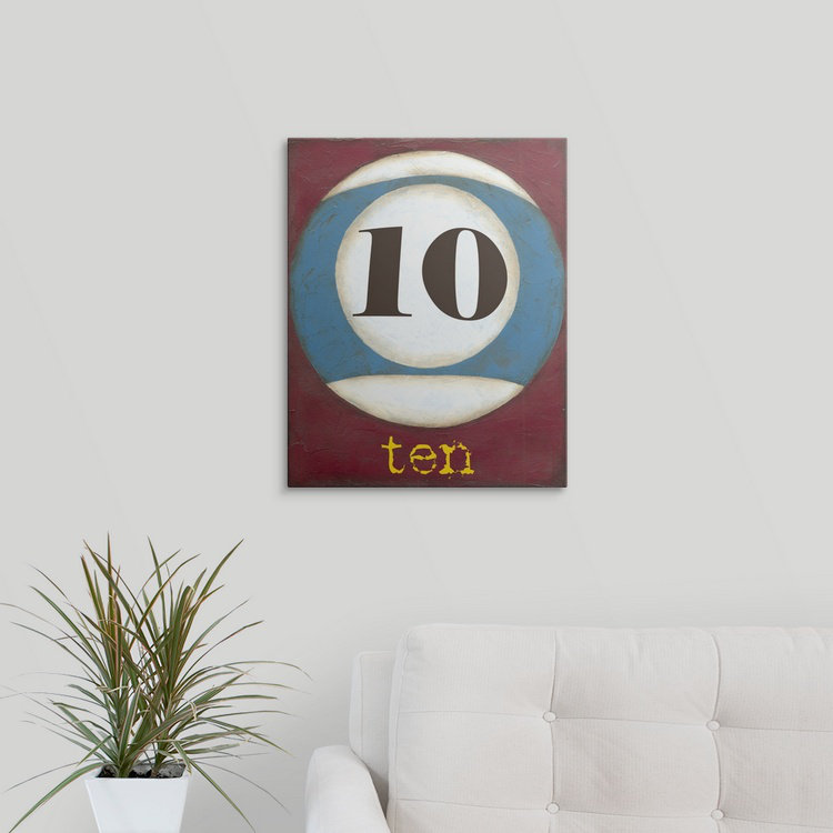 «Graphic Pool X» par Jennifer Goldberger, H 20 po x l 16 po x P 1,5 po, Toile