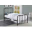 Lit plateforme en métal foncé bronze 1pc, lit dans une boîte-334807407