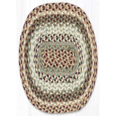  Buttermilk Cranberry Oval Dining Placemat 13"x19"