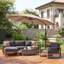 Outsunny 3 m Cantilever Parasol w/ Protective Cover, Wind Ropes-481592641
