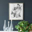 Graphite abstrait I, toile encadrée de qualité supérieure - prête à être accrochée-332282975-332282972