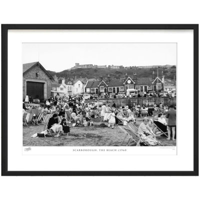 Scarborough, The Beach C1960 by Francis Frith - Single Picture Frame Print