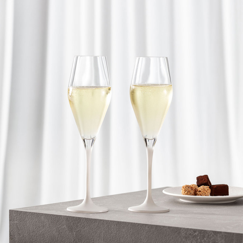 Manufacture Rock Blanc Champagne Flute