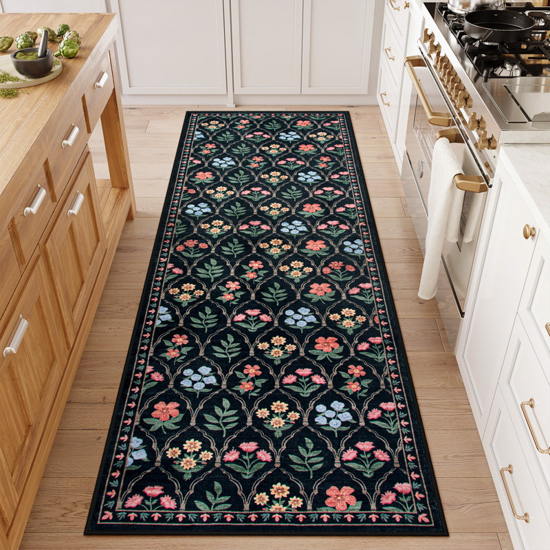 Tapis de Noël antidérapant de Noël, Tapis de couloir 2 pi x 6 pi