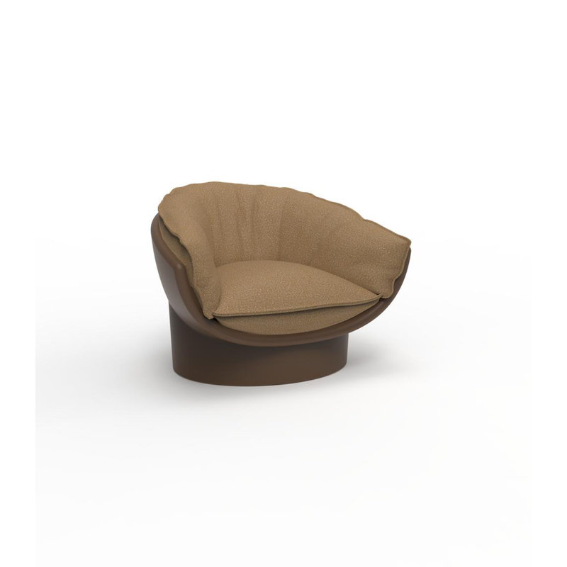 Luna Lounge Chair, Brown