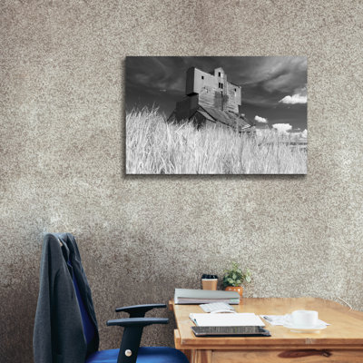 Epic Graffiti 'Abandoned Grain Elevator In The Palouse' by Rick Berk Canvas Wall Art, 40" x 26"