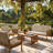 Brice Acacia 8 - Person Patio Conversation Set with Cushions-1724713831