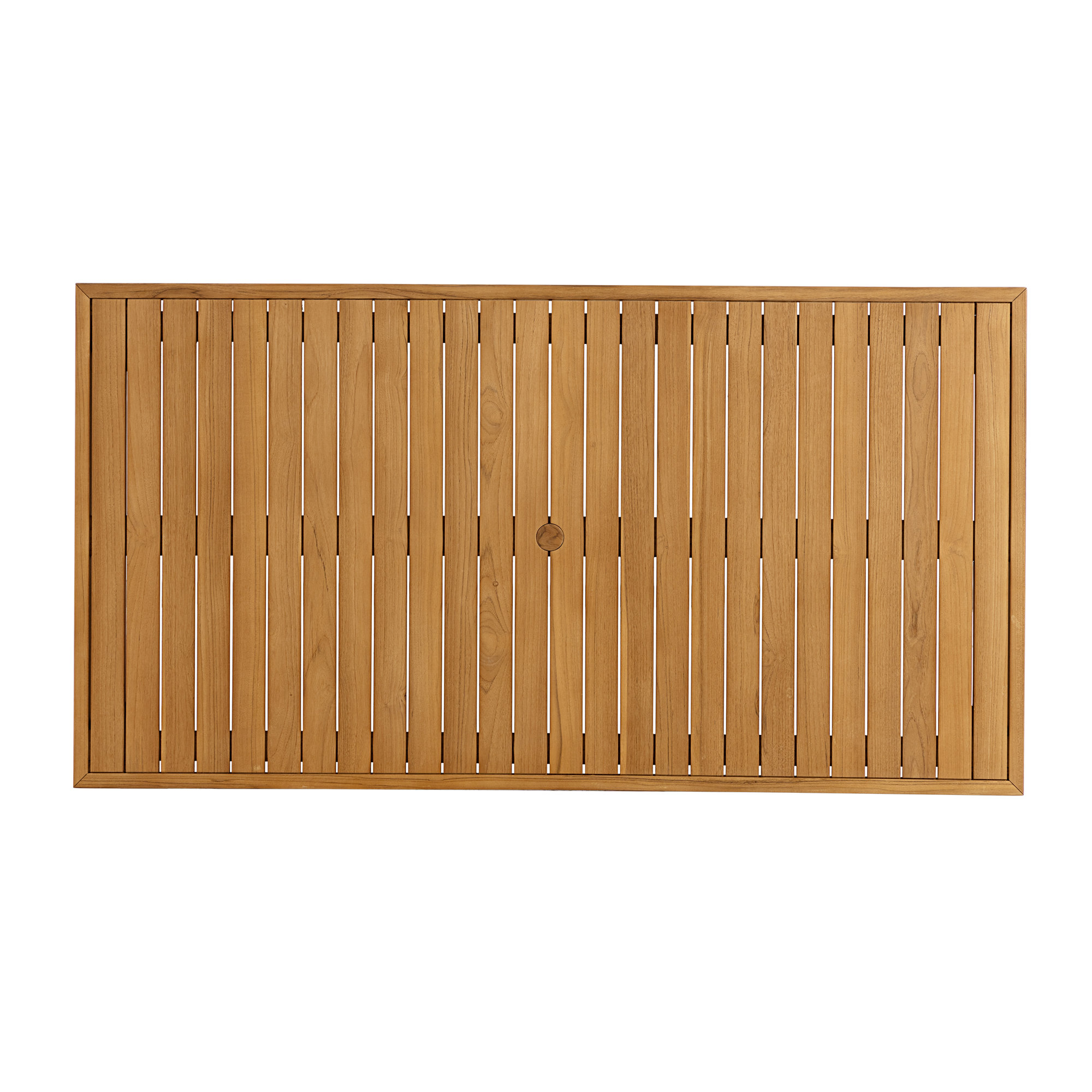 Everlee 74" Teak Outdoor Rectangle Dining Table