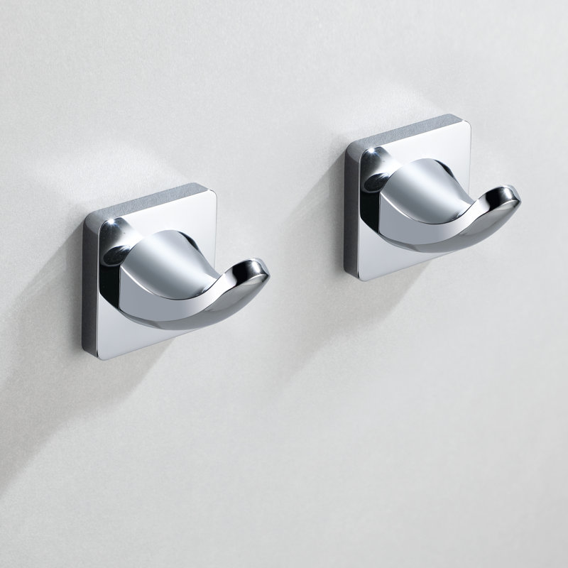 Wall Mounted Towel Hook Bathroom Robe Hook, Polished Chrome