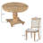 5 - Piece Pedestal Dining Set-1051845927