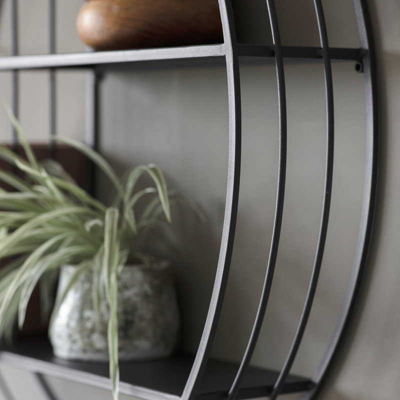 Wingate 3 Piece Circle Metal Accent Shelf