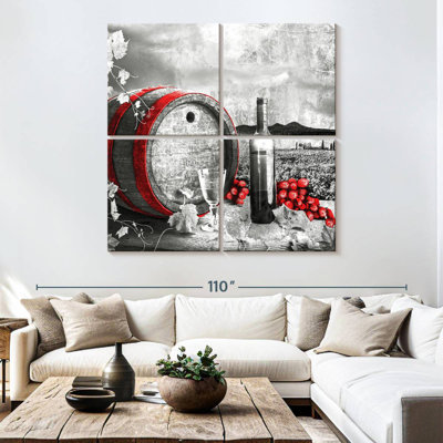 Yarlin Wine Barrel And Grapes Pop
