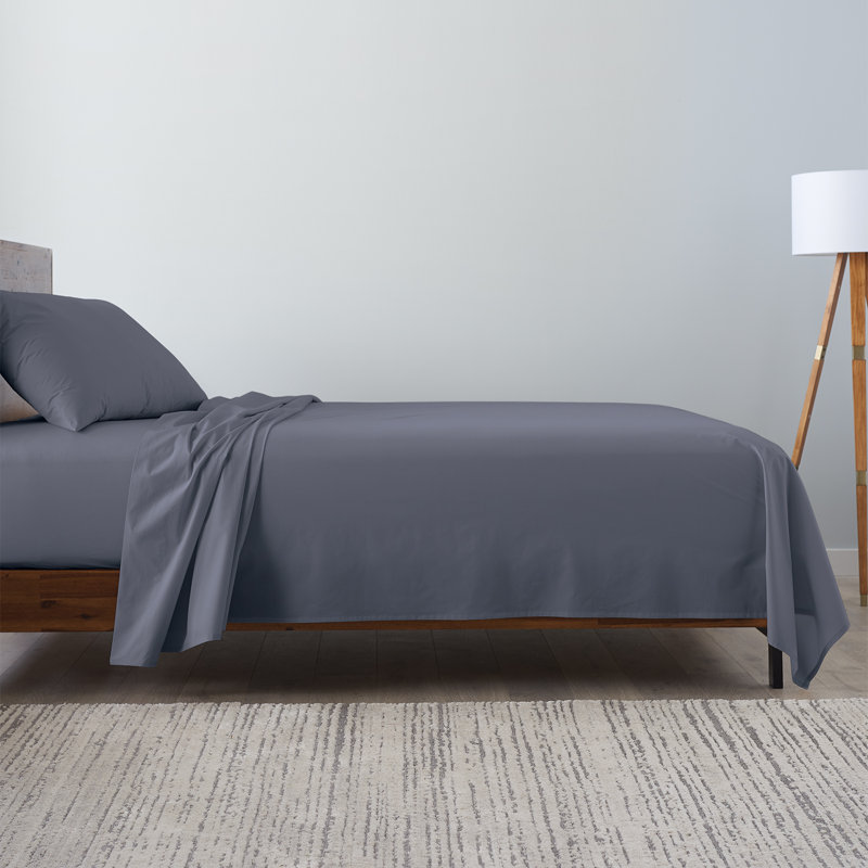 Cozy Touch Microfiber Sheets, Full, Charcoal
