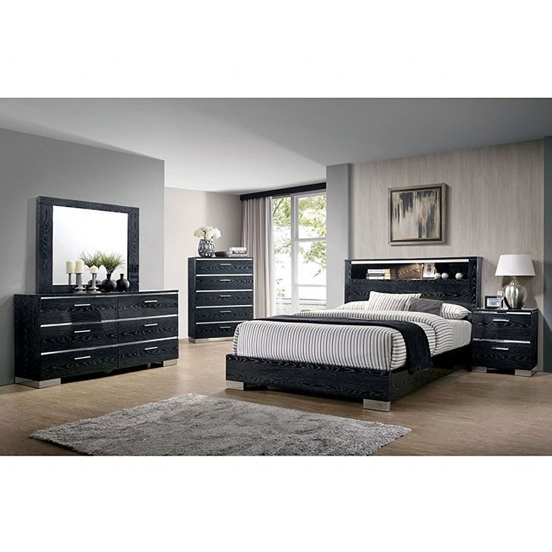 Ensemble de chambre à coucher configurable standard Ahnesti