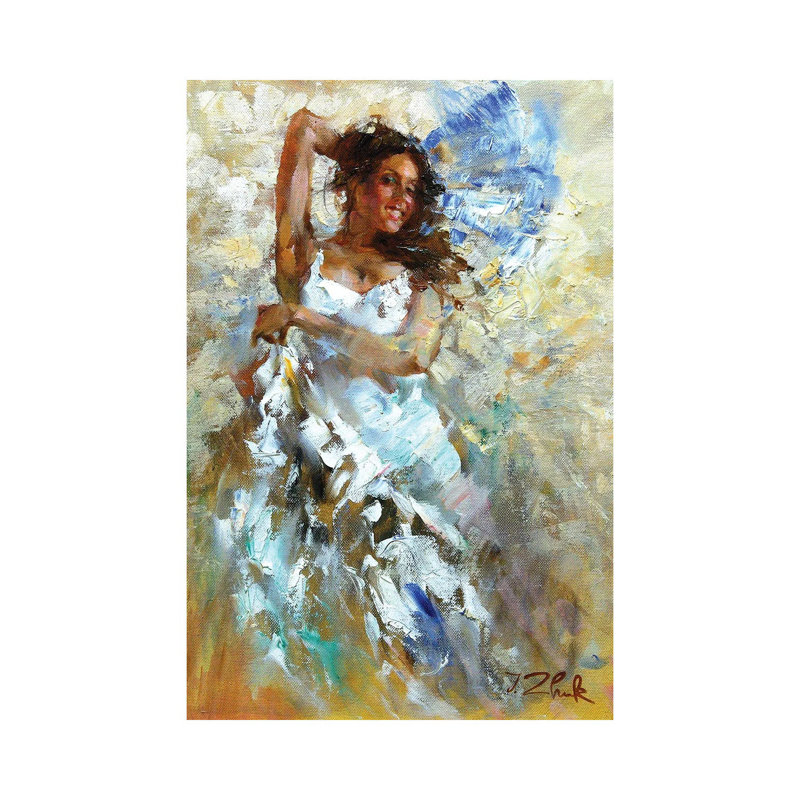 In the Dance 1 Piece Wrapped Canvas Painting