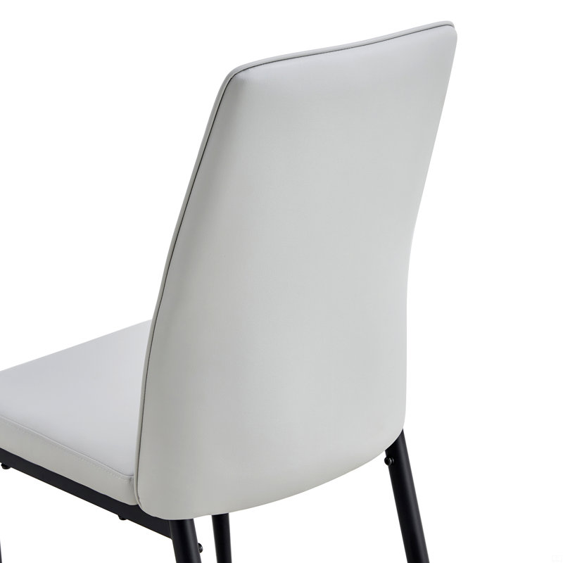 5-Piece Dining Table Chairs Set, Rectangular Dining Room Table Set For 4