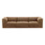 Magda 113" Wide Upholstered Sofa, Terracotta-21363464