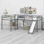 L-Shaped Loft Bed With Ladder And Slide-728038386