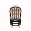 Fauteuil oscillant et repose-pieds Madison espresso / latte-130374864
