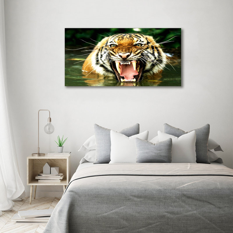 Roaring Tiger - Wrapped Canvas Print