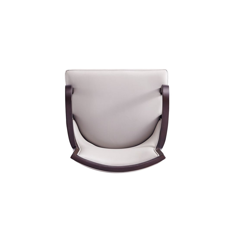 Grand Upholstered Arm Chair, 1, Light Gray