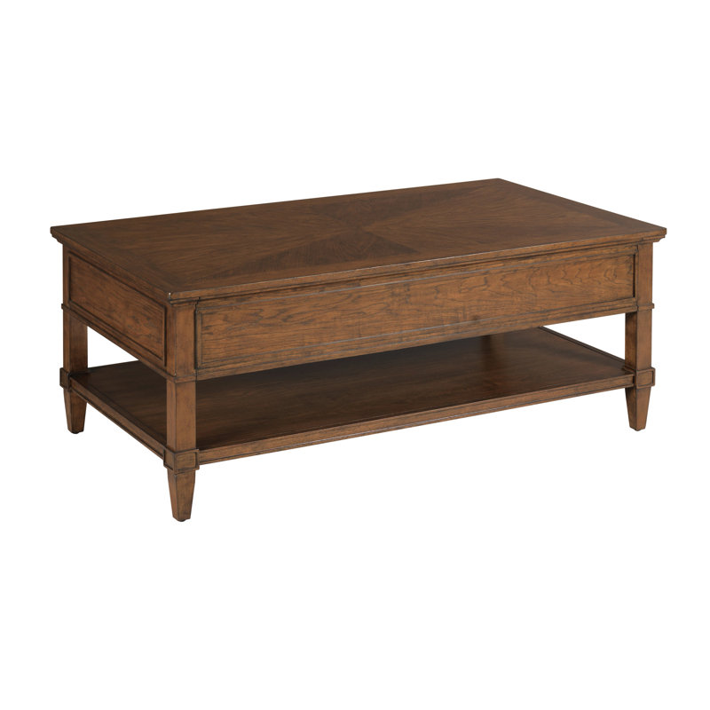 RECTANGULAR DRAWER COFFEE TABLE W/CASTERS