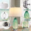 Lampe de table USB en verre Aayisha